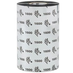 (18) Ribbon transf.térmica ZEBRA 1600 economy wax 60mm x 450m. (cera) Industrial printers 25mm core