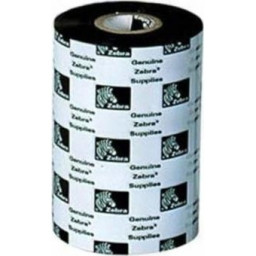 (18) Ribbon transf.térmica ZEBRA 1600 economy wax 110mm x 450m. (cera) Industrial printers 25mm core