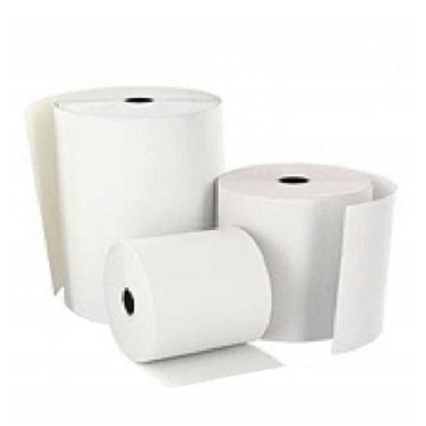 (12) ZEBRA, CONSUMABLES, RECEIPT 80MM X 250M, SUPP