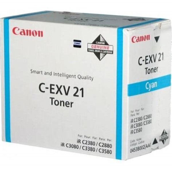 Toner CANON EXV21C IRC2380 IRC2880 cian IRC3080 IRC3380 IRC3580 14.000p. Toner CANON EXV21C IRC2380 IRC2880 cian IRC3080 IRC3380 IRC3580 14.000p.