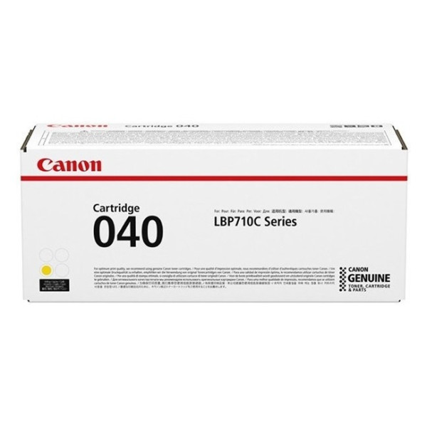 Toner CANON 040 Y: amarillo LBP710 LBP712 capacidad estándar 5.400p. Toner CANON 040 Y: amarillo LBP710 LBP712 capacidad estándar 5.400p.