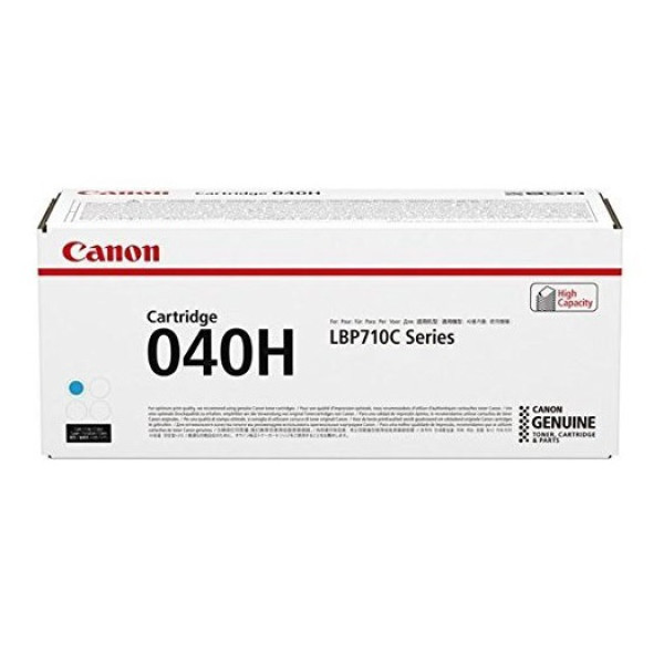 Toner CANON 040H C: cián LBP710 LBP712 alta capacidad 10.000p. Toner CANON 040H C: cián LBP710 LBP712 alta capacidad 10.000p.
