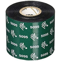 (1) Ribbon transfer.térmica ZEBRA 5095 resin 110mm x 50m.  industrial core 25mm SAMPLE/muestra
