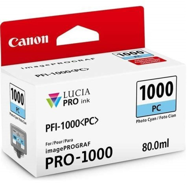 C.t. CANON LUCIA PRO PFI-1000 PC Foto Cyan