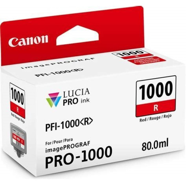 C.t. CANON LUCIA PRO PFI-1000 R  Rojo