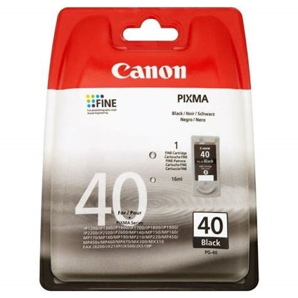 TINTA NEGRA PG-40 BL SEG CANON TINTA NEGRA PG-40 BL SEG CANON