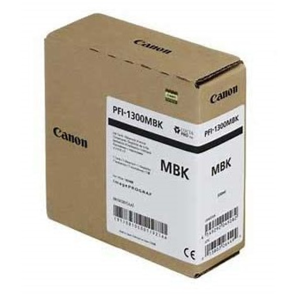 C.t. CANON PFI-1300MBK: IMP2000 IMP4000 Matt Black 330ml C.t. CANON PFI-1300MBK: IMP2000 IMP4000 Matt Black 330ml
