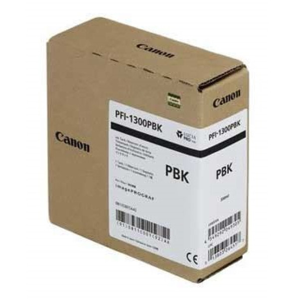 C.t. CANON PFI-1300PBK: IMP2000 IMP4000 Ph. Black 300ml C.t. CANON PFI-1300PBK: IMP2000 IMP4000 Ph. Black 300ml