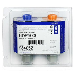 FARGO color ribbon HDP5000 (YMCKK) 500 images dual-sided printers