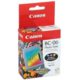 Kit CANON BC06 BJC240 fotog. ** papel + contenedor Kit CANON BC06 BJC240 fotog. ** papel + contenedor