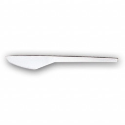 (100) Cuchillos de plastico  Blanco