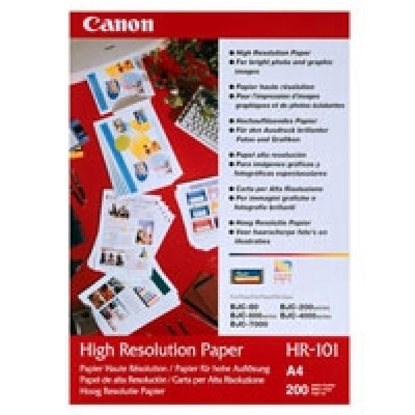 Papel CANON HR101N 200A4 110gr High Resolution inkjet paper