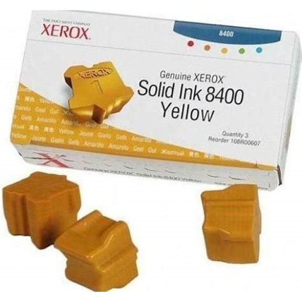 (3) B. cera XEROX PH8400 amarillo 3.400p.