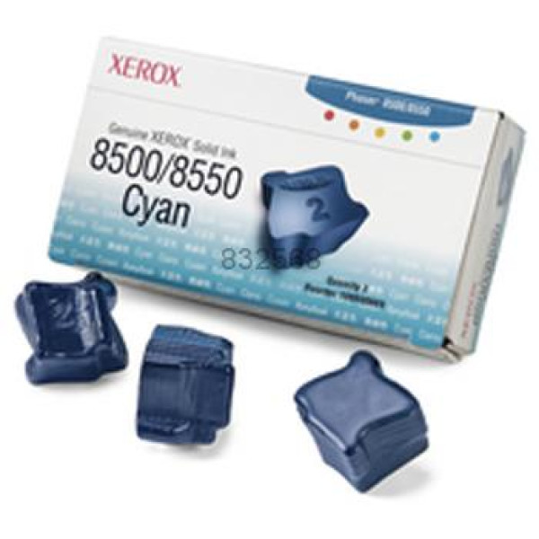 (3) B. cera XEROX PH8500 PH8550 cian 3.000p. (3) B. cera XEROX PH8500 PH8550 cian 3.000p.