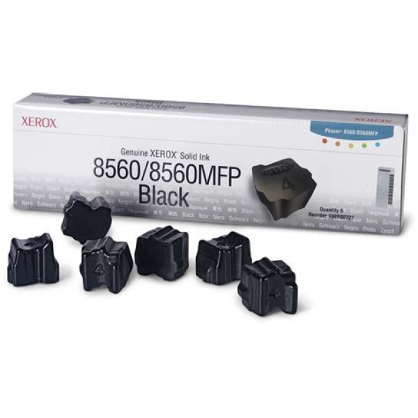 TINTA NEGRA SOLIDA PHASER 8560 PK6