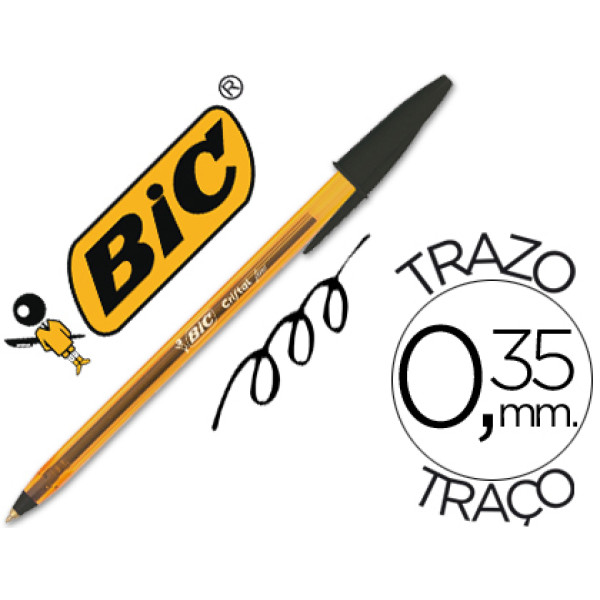 Boligrafo BIC Naranja negro Boligrafo BIC Naranja negro