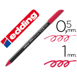 Rotulador EDDING punta fibra 1200 carmin n.19