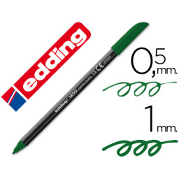 Rotulador EDDING punta fibra 1200 verde oliva n.15