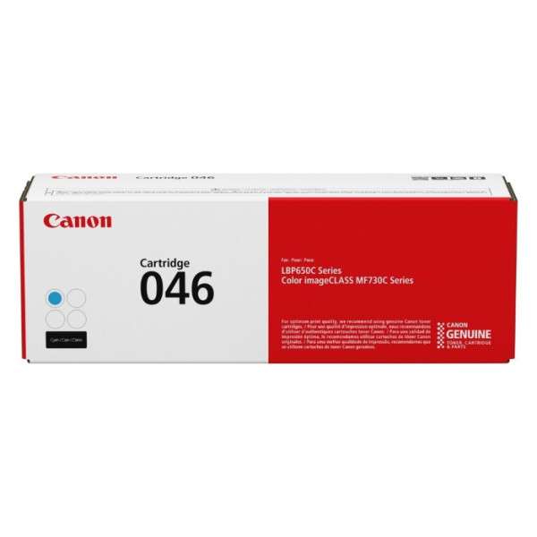 Toner CANON 046 C: cián LBP650 MFC730 LBP653 LBP654 MF732 MF734 MF735  2.300p.
