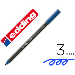 Rotulador EDDING punta fibra 1300 azul