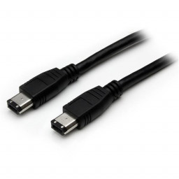 Cable STARTECH Firewire IEEE-1394  6pin M - 6pin M Firewire 400/400 long.1,8m color gris