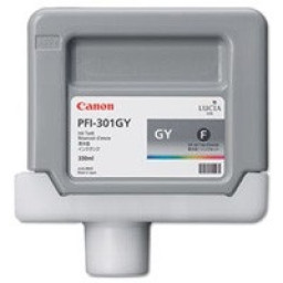 C.t. CANON PFI-301GY  IPF8000 IPF9000 gris 330ml.