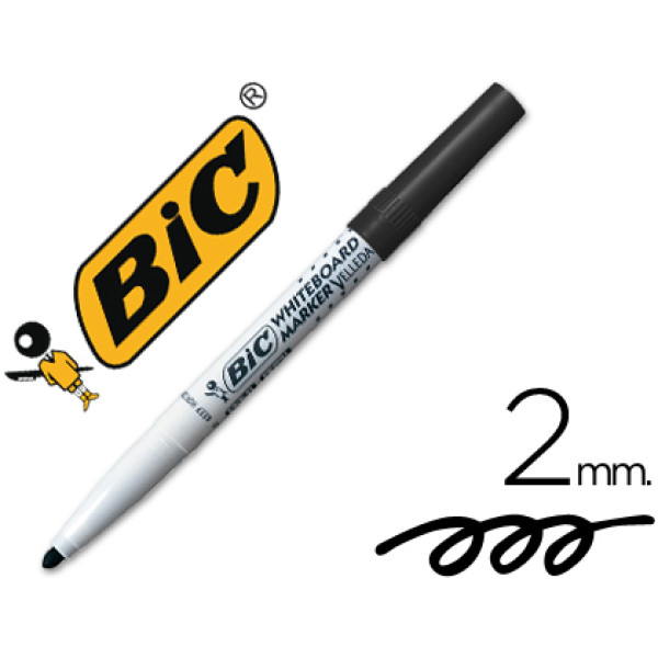 Rotulador BIC Velleda para pizarra negro Rotulador BIC Velleda para pizarra negro