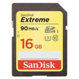 EXTREME SDHC CARD 16GB 90MB/S CLASS