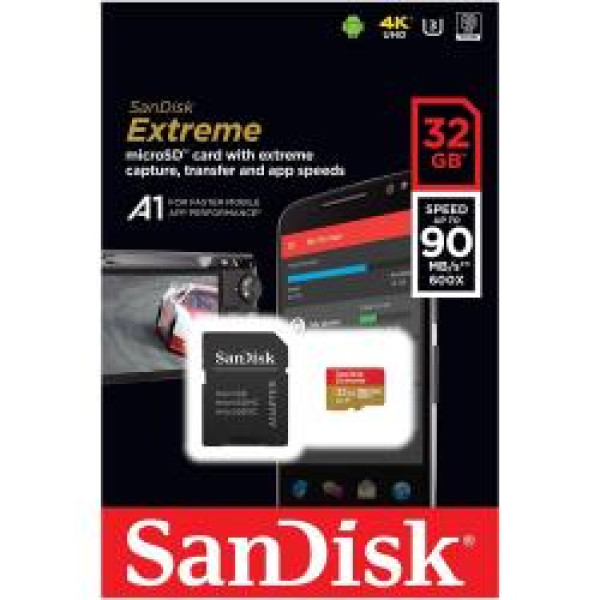 EXTREME MICROSDHC 32GB + SD ADAPTER EXTREME MICROSDHC 32GB + SD ADAPTER