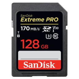 EXTREME PRO SDXC CARD 128GB - 170MB