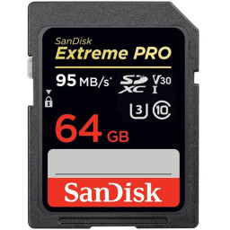 EXTREME PRO SDXC CARD 64GB - 170MB/