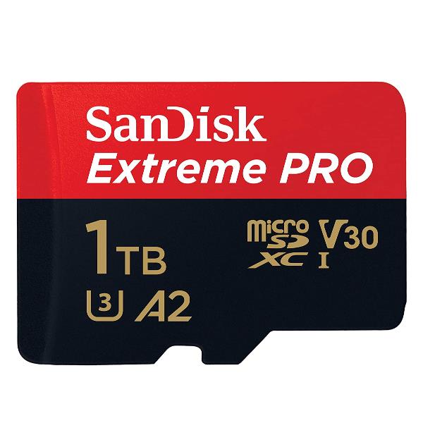 EXTREME PRO MICROSDXC 1TB + SD ADAP EXTREME PRO MICROSDXC 1TB + SD ADAP