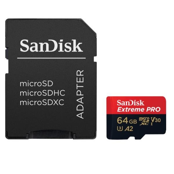 EXTREME PRO MICROSDXC 64GB + SD ADA EXTREME PRO MICROSDXC 64GB + SD ADA