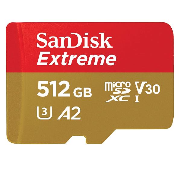 EXTREME MICROSDXC 512GB + SD ADAPTE EXTREME MICROSDXC 512GB + SD ADAPTE