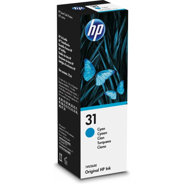 TINTA CIAN HP 31