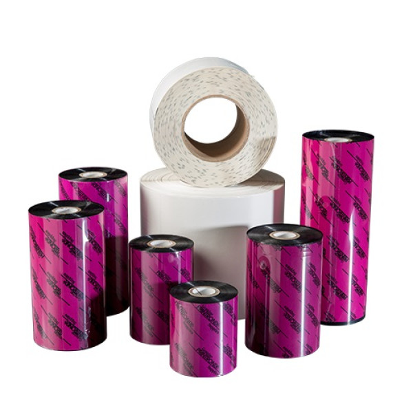 (6) Thermal transfer ribbons PRINTRONIX 8300 IBM 4400 6700 - 110mm 625m. (premium wax) 69G7320 (6) Thermal transfer ribbons PRINTRONIX 8300 IBM 4400 6700 - 110mm 625m. (premium wax) 69G7320