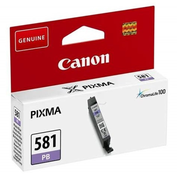 C.t. CANON CLI581PB Photo Blue Pixma TR8550 TS6250 TS8250 TS9150 TS9550 5,6ml C.t. CANON CLI581PB Photo Blue Pixma TR8550 TS6250 TS8250 TS9150 TS9550 5,6ml