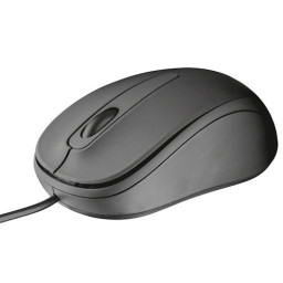 Ratón TRUST ZIVA Optico con cable  1200ppp USB color negro PC/MAC