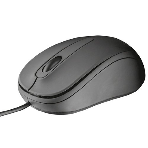Ratón TRUST ZIVA Optico con cable 1200ppp USB color negro PC/MAC Ratón TRUST ZIVA Optico con cable 1200ppp USB color negro PC/MAC
