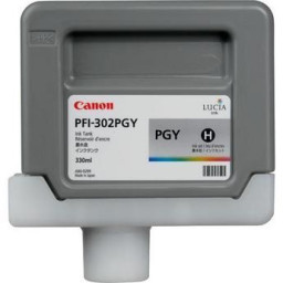 C.t. CANON PFI-302PGY  IPF8100 IPF9100 gris photo 330ml.