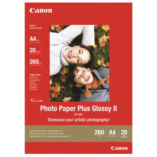Papel CANON PP-201 20h.130x130mm 265gr. fotográfico - Photo Paper Plus Glossy II Papel CANON PP-201 20h.130x130mm 265gr. fotográfico - Photo Paper Plus Glossy II