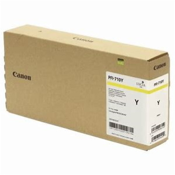 C.t. CANON PFI-710Y: IPF TX3000 TX2000 MPFT36 Amarillo 700 ml C.t. CANON PFI-710Y: IPF TX3000 TX2000 MPFT36 Amarillo 700 ml