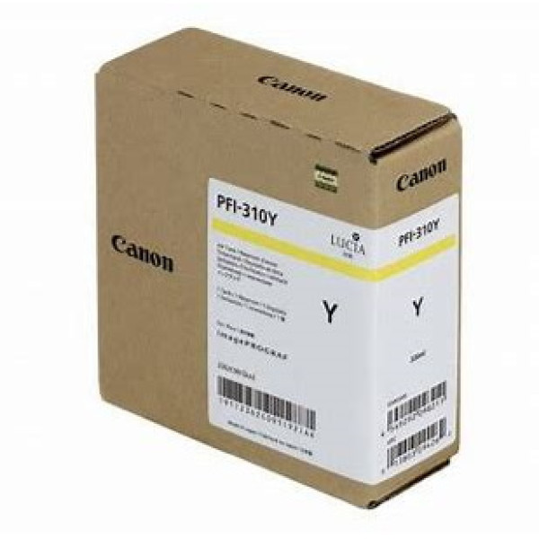 C.t. CANON PFI-310Y: IPF TX3000 TX2000 MPFT36 Amarillo 330 ml C.t. CANON PFI-310Y: IPF TX3000 TX2000 MPFT36 Amarillo 330 ml