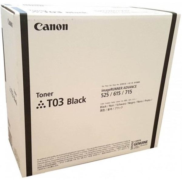 Toner CANON T03: IRa 615 DX527 DX617 DX717 Black 14.000p. Toner CANON T03: IRa 615 DX527 DX617 DX717 Black 14.000p.