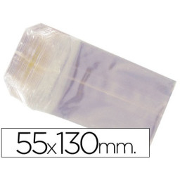 Bolsas Celofan 55 x 130 mm Paquete de 100