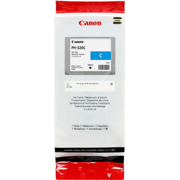 C.t. CANON PFI-320C: IPF TM200 TM205 TM300 TM305 300 ml. Cyan C.t. CANON PFI-320C: IPF TM200 TM205 TM300 TM305 300 ml. Cyan
