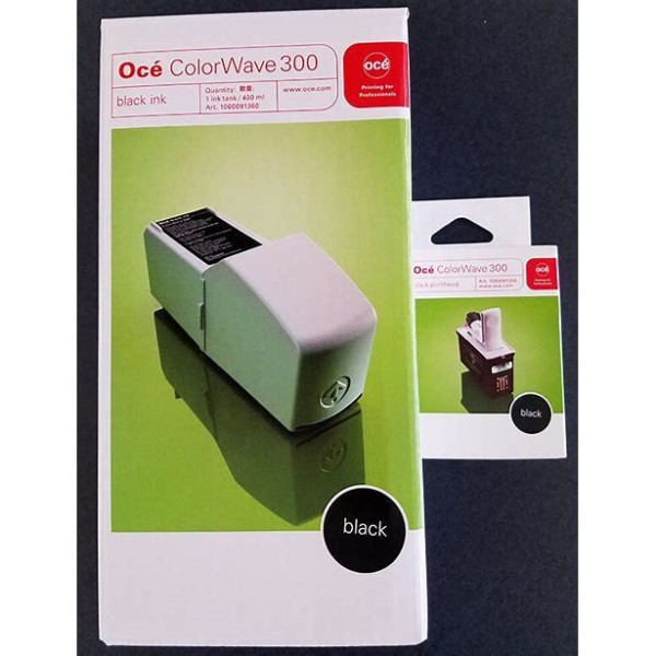 C.t. OCE CW300 negro 400ml + Cabezal