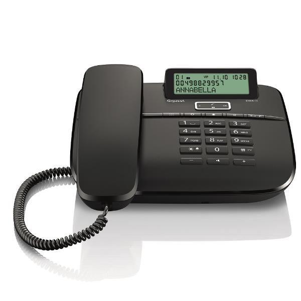 TELEFONO FIJO DA611 NEGRO TELEFONO FIJO DA611 NEGRO