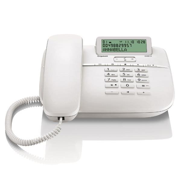 TELEFONO FIJO DA611 BLANCO TELEFONO FIJO DA611 BLANCO