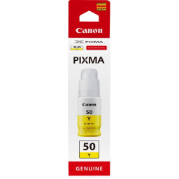 CANON ink bottle GI-50Y: PIXMA G5050 G6050 G7050 GM2050 GM4050 amarillo
